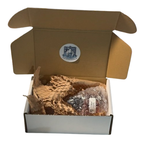 Scent Gallery luxury order — sealed shipping box ready for dispatch